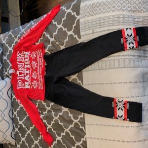 VS PINK Crop Top & Leggings